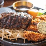 炭火ハンバーグ 肉焼き亭 - 2026.4 牛ハラミツとハンバーグ（250g 2,590円）