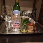 こちらは、A寝台ロイアルのウェルカムドリンク！