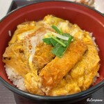 りんどう亭 - ハーフサイズのカツ丼