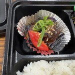 松風 - 横に味噌茄子が添えられてました。
