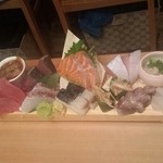 神山町魚金 - 玉手箱(刺身盛)。超お得♪