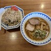 宮川中華そば - 中華そば並盛＆焼き飯。
