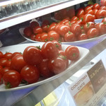 COCOTOMA CAFE - 苫小牧産のトマト　たくさん並んでいてかわいい♡