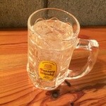 立呑み 風神 - 角ハイビール350円