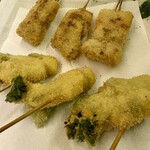 串かつと豆皿ひとしな - 