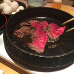 Sukiyaki Ichiban - まずはお肉から♫
