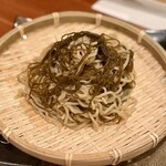 マジュン・リッカ - もずくのざるそば（1,500円）