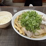 肉汁中華そば 槻ノ木 - 料理写真:肉出汁チャーシュー麺　ネギ増し