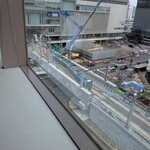 尾道浪漫珈琲 - 窓からの景色　まだまだ工事中