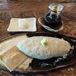 そば切り 天笑 - そばがき(辛味大根＆醤油)