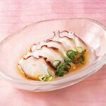 近海茶蛸のネギポン酢 