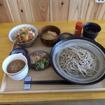 tetote - おろし蕎麦＆ふわとろ玉子カツ丼（ミニ）