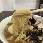 新潟らーめん こばやし - 麺の感じ