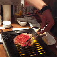 NO MEAT, NO LIFE.2nd - 店員さんによるしゃぶロース演武会。手つきがね。違うのよ。