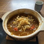 めん処すゞき - 料理写真:カレー煮込みうどんにんにく入り