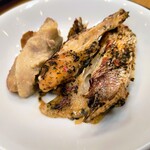休暇村 - 魚かまのスパイス焼きがこれまた絶品️皆食べないのが不思議