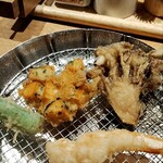 天ぷらめし 金子屋 - 天ぷら第一弾の4品