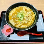 本家さぬきや - 料理写真:6分程で提供、大きなTVの前でゆったりと。器の大きさの割にうどんは少なめかな。