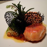 手長海老のポワレ（別の角度から）