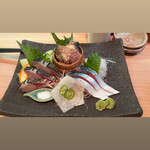 きはる - 予約限定のサバ盛り合わせ