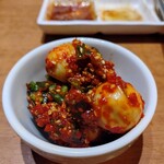 焼肉の和民 - うずらキムチ