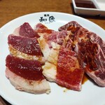 焼肉の和民 - ロース、じゅーしーカルビ、ハラミ