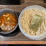 つけ麺処つぼや - 辛つけ麺930円＋宇宙盛り200円