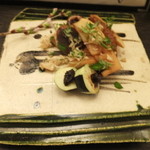 旬菜 おぐら家 - 飯蛸と筍の木の芽焼き