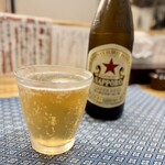 鯖の上にも三年 - サッポロ赤星　600円