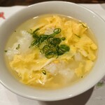牛庵 - 小さな茶碗で卵雑炊(薄味)