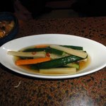 居酒屋くし十 - ママさんサービスの漬物