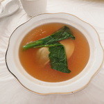 Golden Palace Friendship Restaurant - アワビとフカヒレのスープ