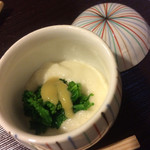 京料理 貴与次郎 - 菜の花、酢味噌、トロロ