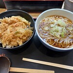 小諸そば - 料理写真:かき揚げ丼セット(かけそば)