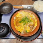 田むら 銀かつ亭 - 料理写真:豆腐かつ煮定食