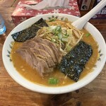 がんこや かるがん - 葱味噌チャーシューメン