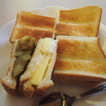 紅茶の店 青い空 - インド風焼きサンド