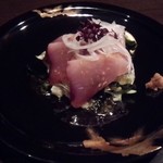 瀬戸内鮮魚と讃岐牛。威風 - 5,000円コース②刺身（確かマグロだったような…）