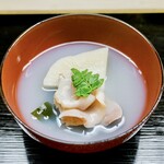 道人 - 筍と蛤のお椀