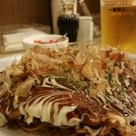 大納言 - お好み焼きそば入７００円