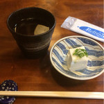 大村庵 - 朝日とお通し