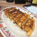 餃子の王将 - ビールセットの餃子