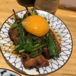もつ焼き 小江戸 - レバニラ玉串