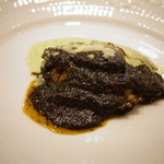 フルタ - 三陸産　鮑、鮑の肝と青梗菜の二種のソースで