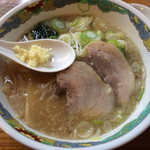 特麺コツ一丁ラーメン - ラーメン　麺少なめ 700円　ニンニクちょっと