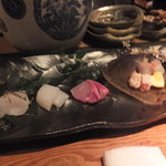 寒鯛、甲いか、ひらす、タコ、ひらめ