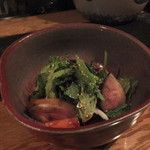 鴨と塩トマトのサラダ