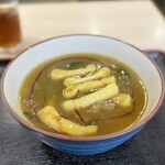 長野屋  - きざみ揚げ入りカレー蕎麦
