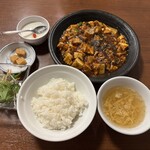 中国料理 あさの - 料理写真:麻婆豆腐ランチセット