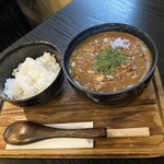 香乃 - 料理写真:洋風ミニカレーうどん＋小ライス